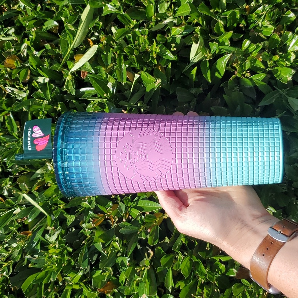 Limited Edition Starbucks 2024 Ombré Grid Tumbler
